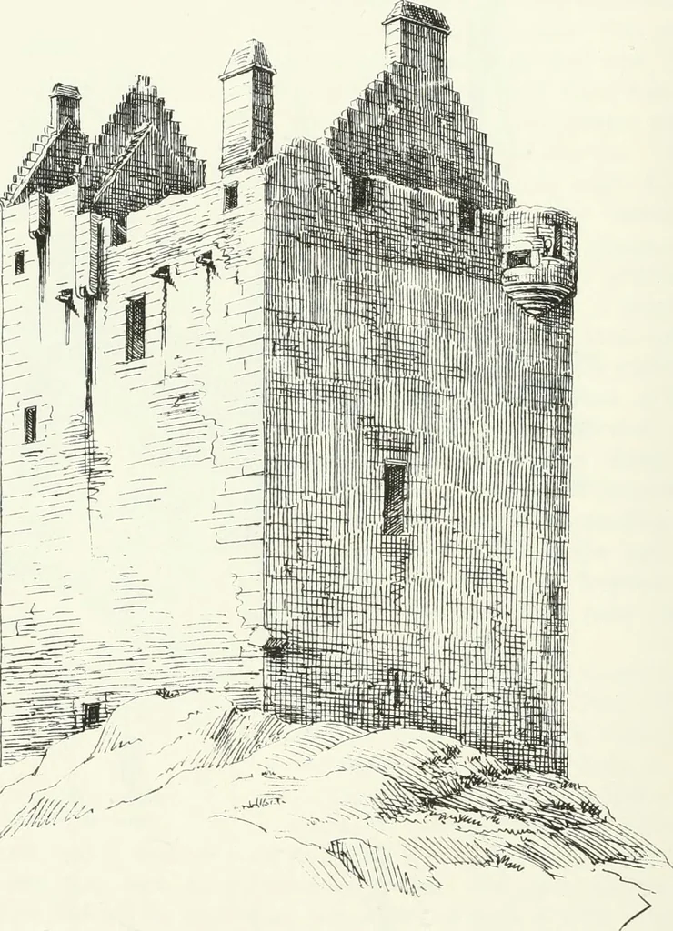 An illustration from The castellated and domestic architecture of Scotland, from the twelfth to the eighteenth century, 1887, leaf 189