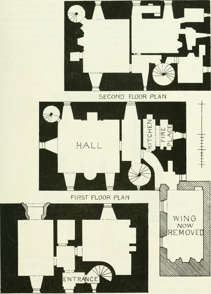 An illustration from The castellated and domestic architecture of Scotland, from the twelfth to the eighteenth century, 1887, leaf 200