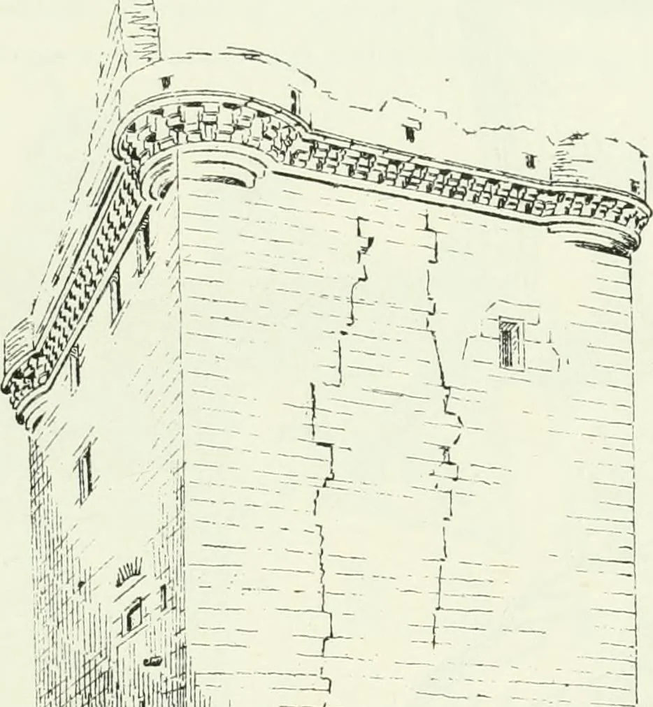 An illustration from The castellated and domestic architecture of Scotland, from the twelfth to the eighteenth century, 1887, leaf 202