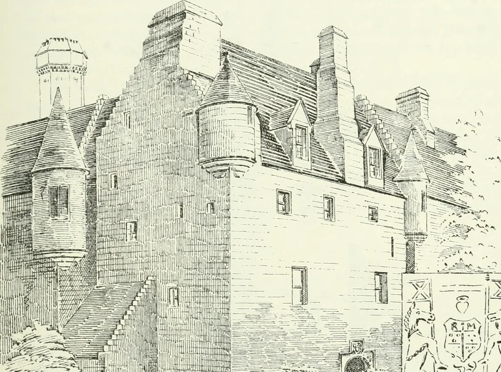 An illustration from The castellated and domestic architecture of Scotland, from the twelfth to the eighteenth century, 1887, leaf 204
