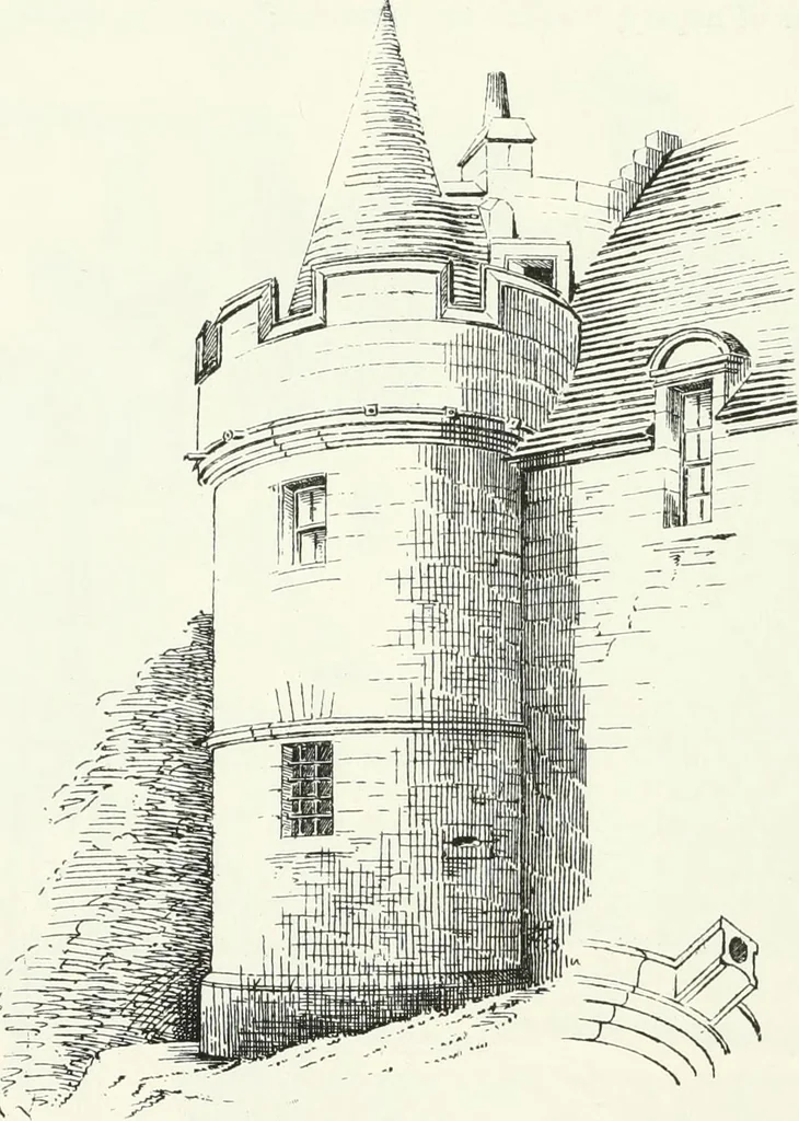 An illustration from The castellated and domestic architecture of Scotland, from the twelfth to the eighteenth century, 1887, leaf 205