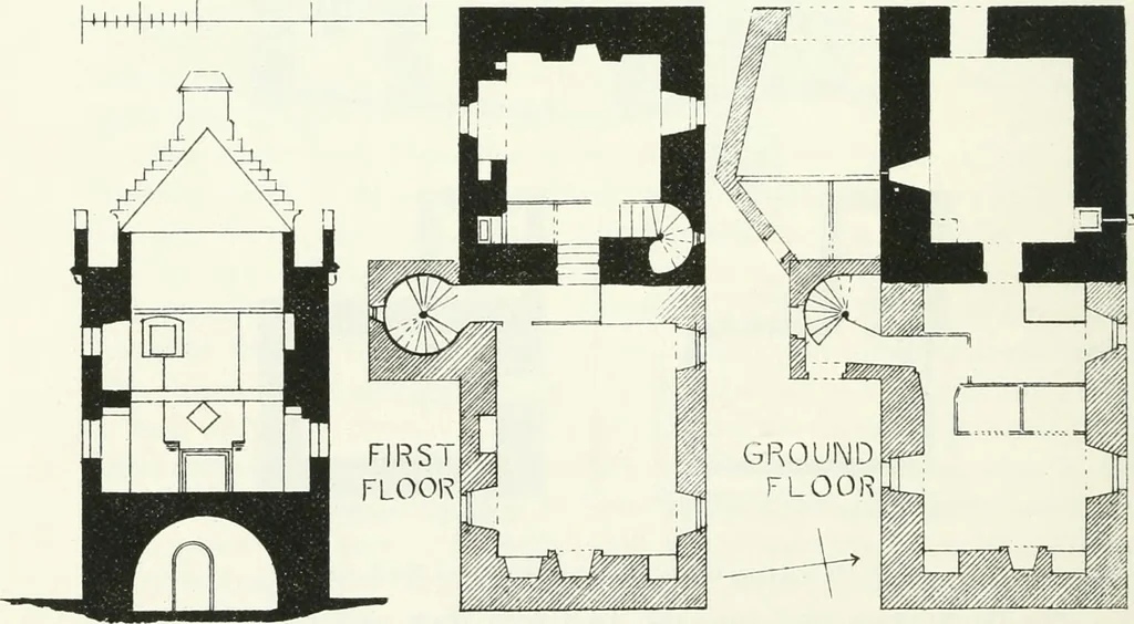 An illustration from The castellated and domestic architecture of Scotland, from the twelfth to the eighteenth century, 1887, leaf 217