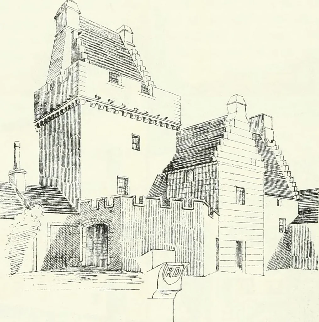 An illustration from The castellated and domestic architecture of Scotland, from the twelfth to the eighteenth century, 1887, leaf 219