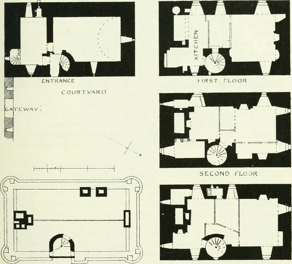 An illustration from The castellated and domestic architecture of Scotland, from the twelfth to the eighteenth century, 1887, leaf 220