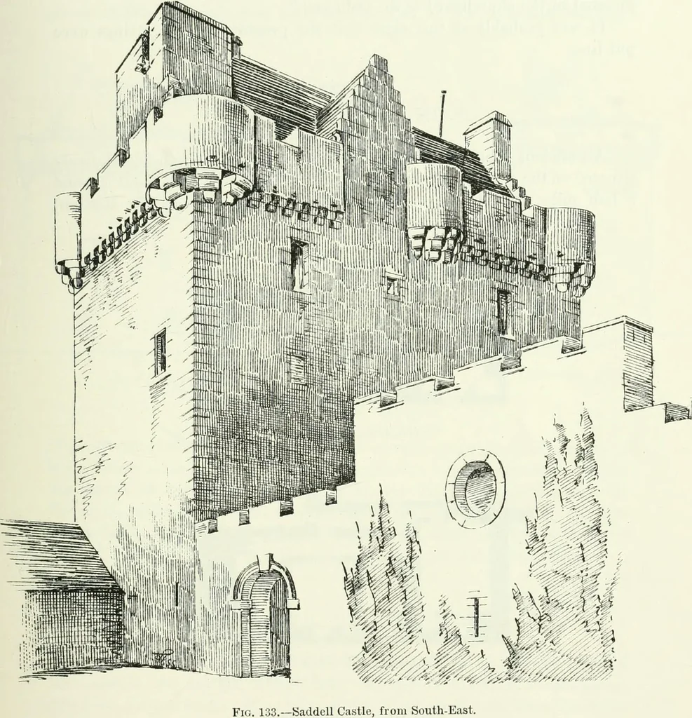 An illustration from The castellated and domestic architecture of Scotland, from the twelfth to the eighteenth century, 1887, leaf 222
