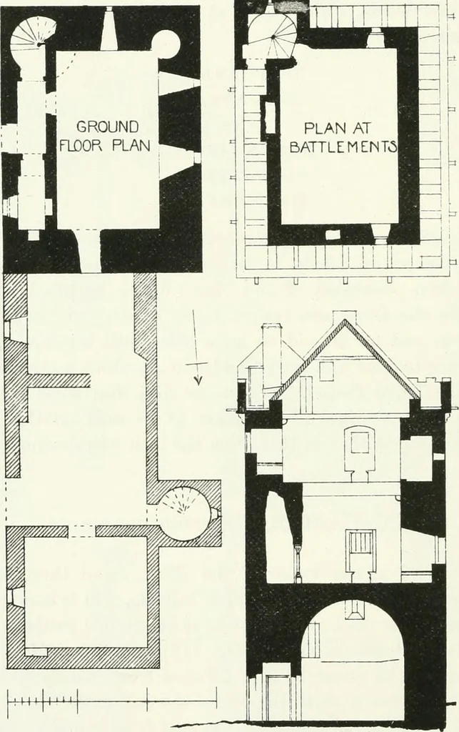 An illustration from The castellated and domestic architecture of Scotland, from the twelfth to the eighteenth century, 1887, leaf 237