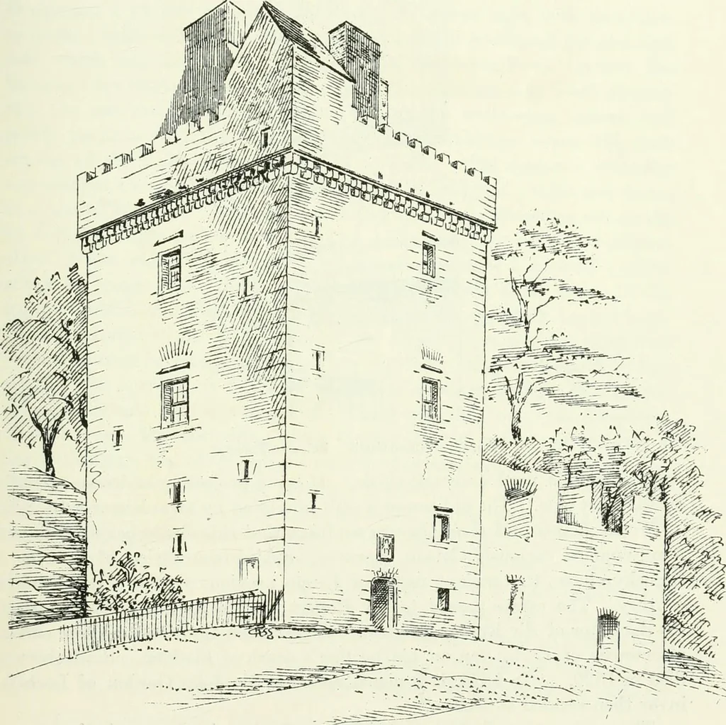 An illustration from The castellated and domestic architecture of Scotland, from the twelfth to the eighteenth century, 1887, leaf 238
