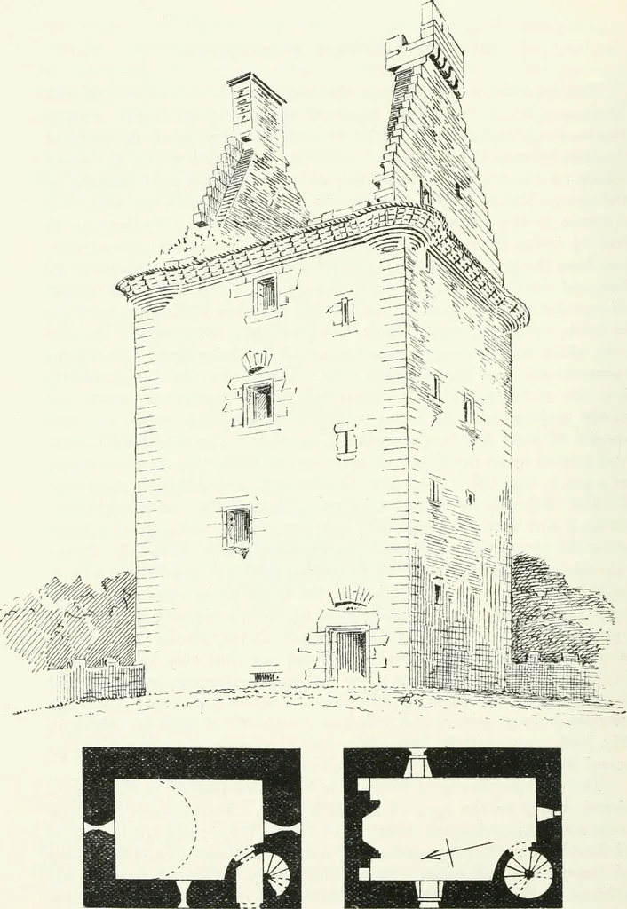 An illustration from The castellated and domestic architecture of Scotland, from the twelfth to the eighteenth century, 1887, leaf 241