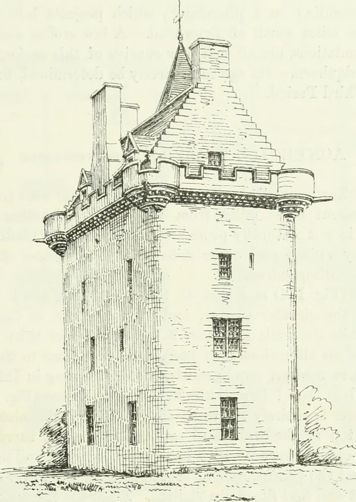An illustration from The castellated and domestic architecture of Scotland, from the twelfth to the eighteenth century, 1887, leaf 272