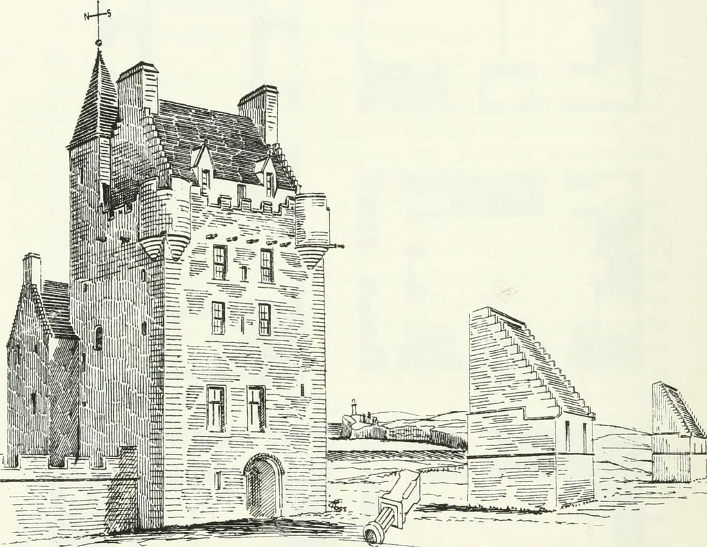 An illustration from The castellated and domestic architecture of Scotland, from the twelfth to the eighteenth century, 1887, leaf 275