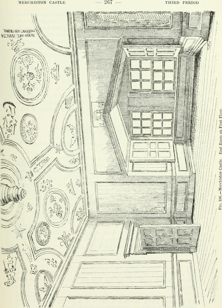 An illustration from The castellated and domestic architecture of Scotland, from the twelfth to the eighteenth century, 1887, leaf 290