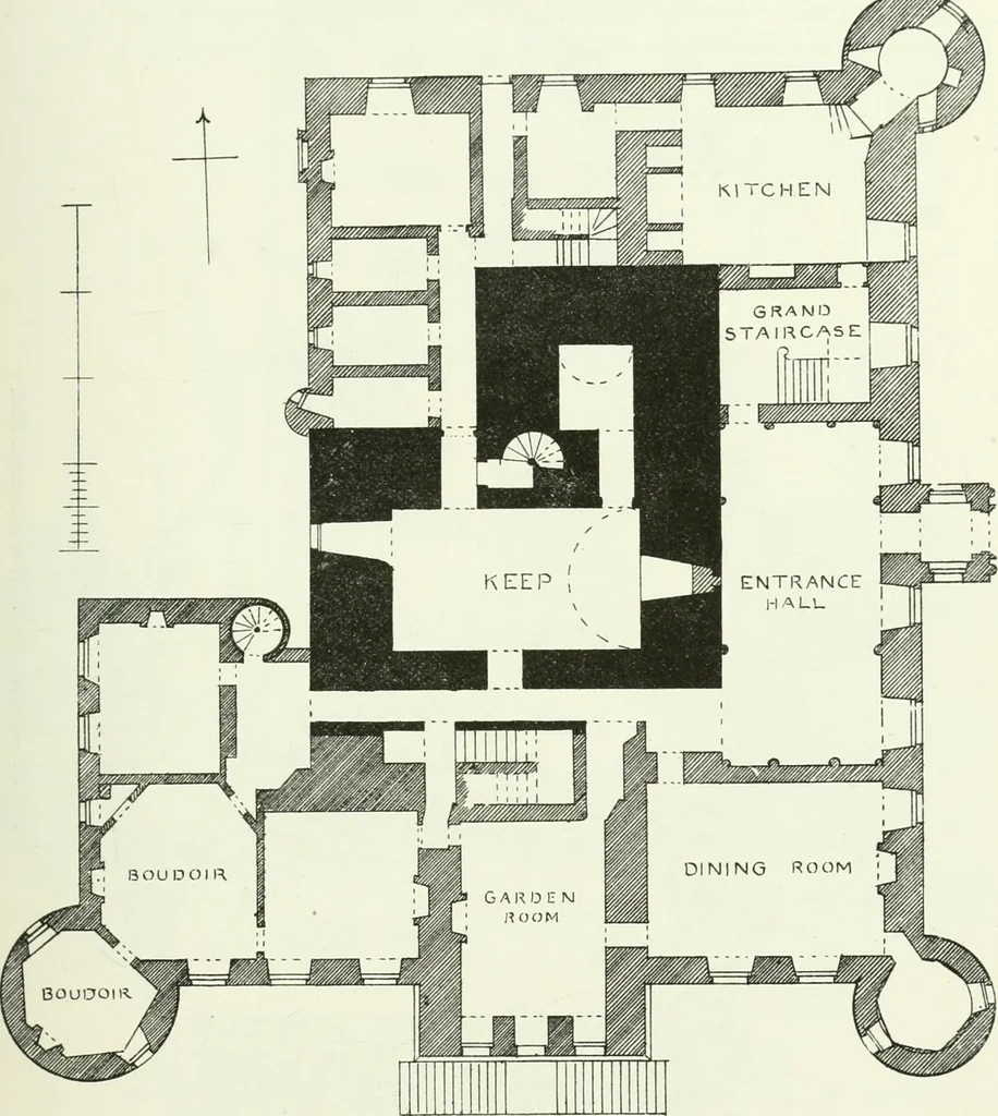 An illustration from The castellated and domestic architecture of Scotland, from the twelfth to the eighteenth century, 1887, leaf 292