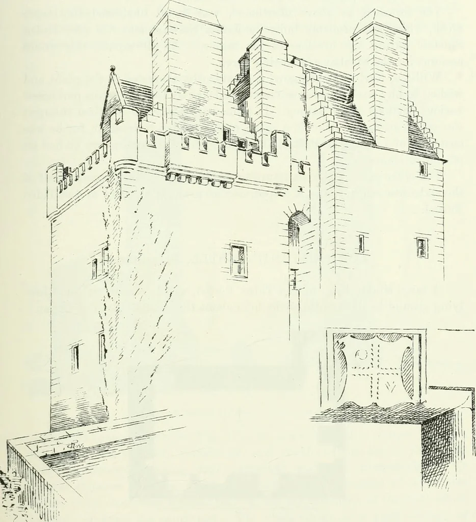 An illustration from The castellated and domestic architecture of Scotland, from the twelfth to the eighteenth century, 1887, leaf 300