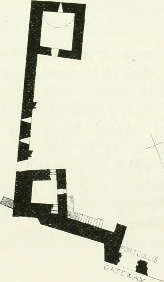 An illustration from The castellated and domestic architecture of Scotland, from the twelfth to the eighteenth century, 1887, leaf 332