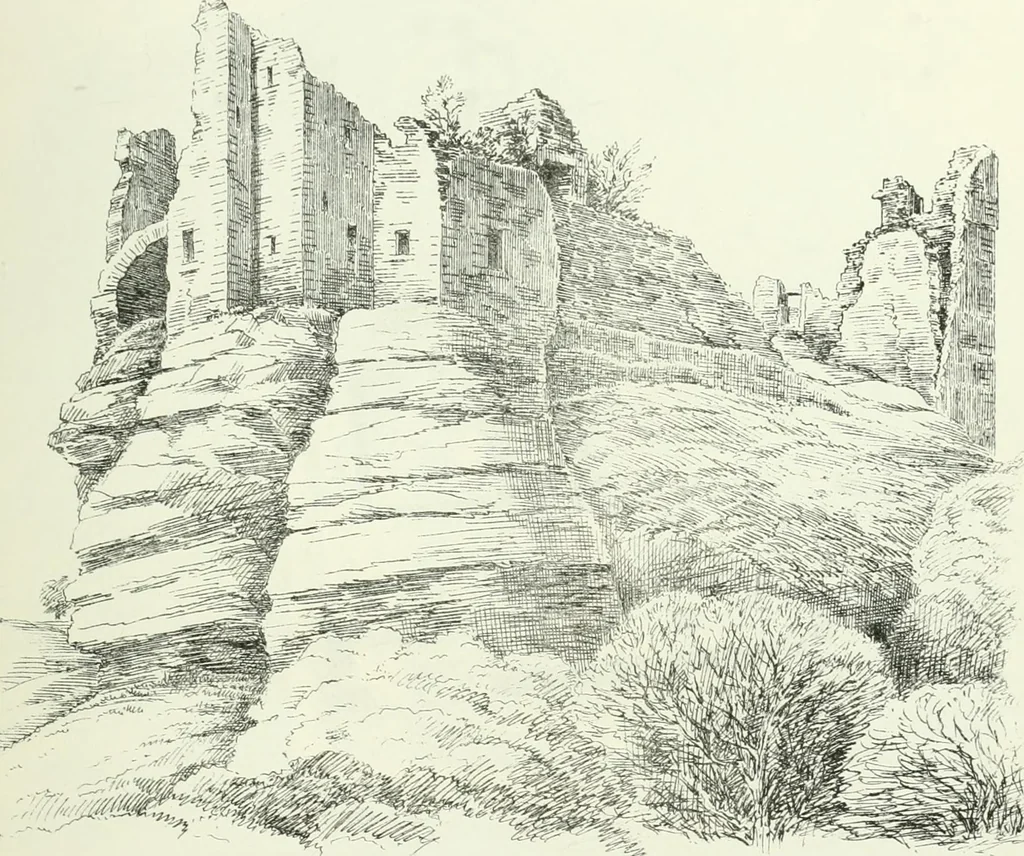 An illustration from The castellated and domestic architecture of Scotland, from the twelfth to the eighteenth century, 1887, leaf 348