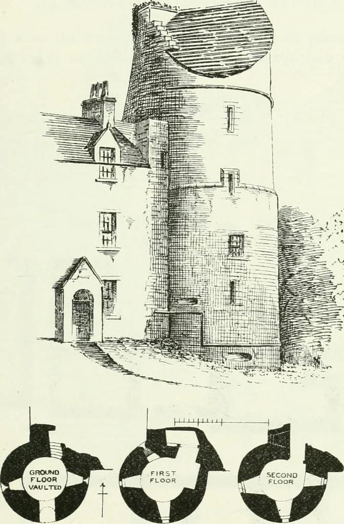 An illustration from The castellated and domestic architecture of Scotland, from the twelfth to the eighteenth century, 1887, leaf 360
