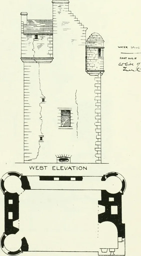 An illustration from The castellated and domestic architecture of Scotland, from the twelfth to the eighteenth century, 1887, leaf 396