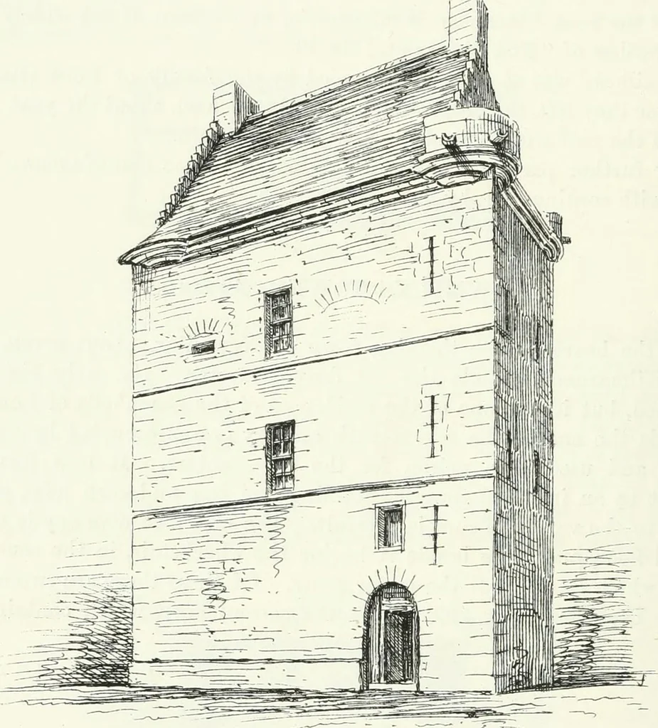 An illustration from The castellated and domestic architecture of Scotland, from the twelfth to the eighteenth century, 1887, leaf 401