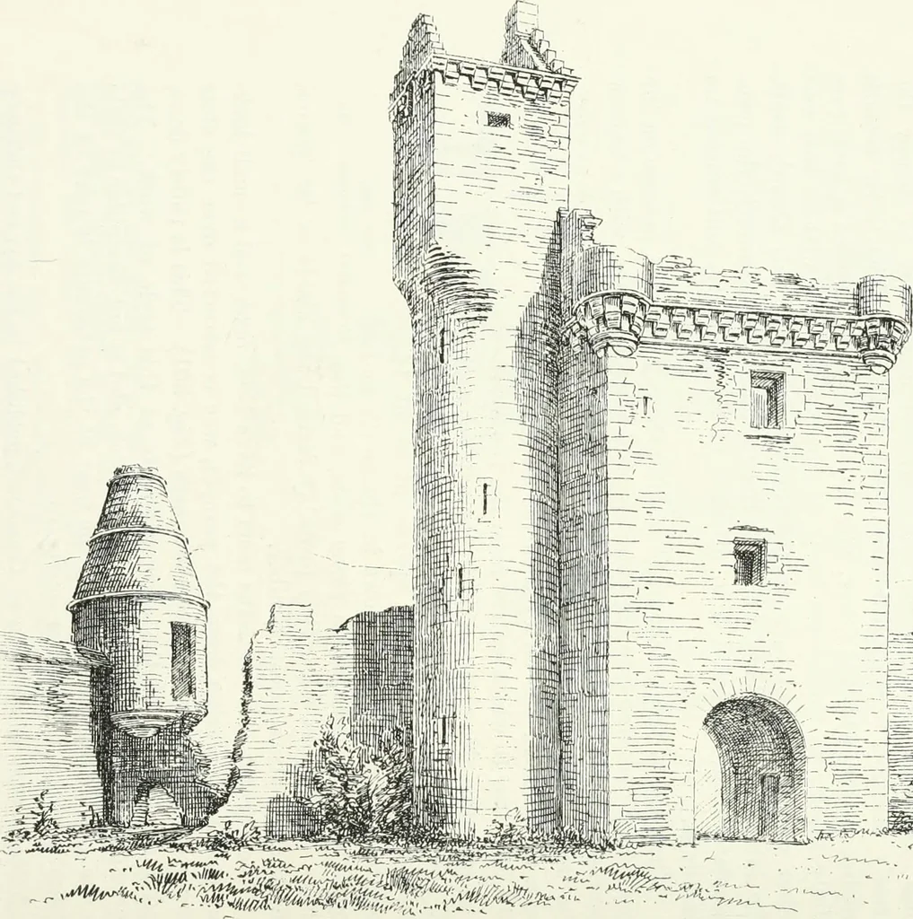 An illustration from The castellated and domestic architecture of Scotland, from the twelfth to the eighteenth century, 1887, leaf 409