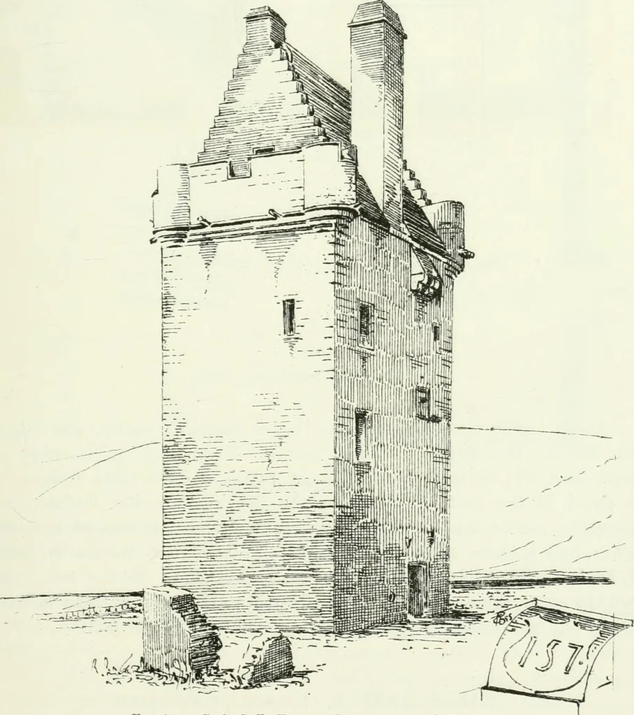 An illustration from The castellated and domestic architecture of Scotland, from the twelfth to the eighteenth century, 1887, leaf 412
