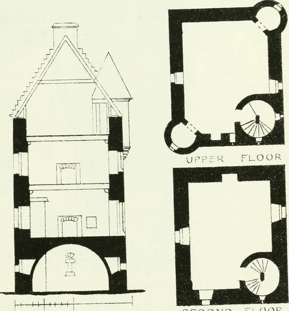 An illustration from The castellated and domestic architecture of Scotland, from the twelfth to the eighteenth century, 1887, leaf 418