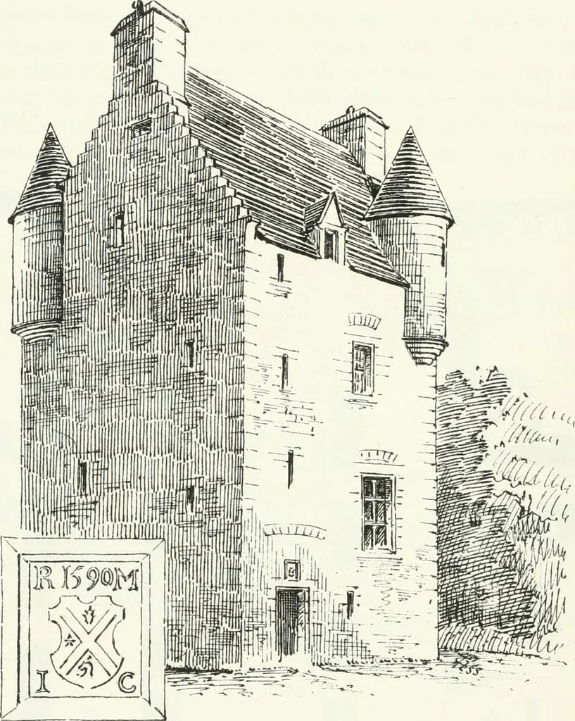 An illustration from The castellated and domestic architecture of Scotland, from the twelfth to the eighteenth century, 1887, leaf 419