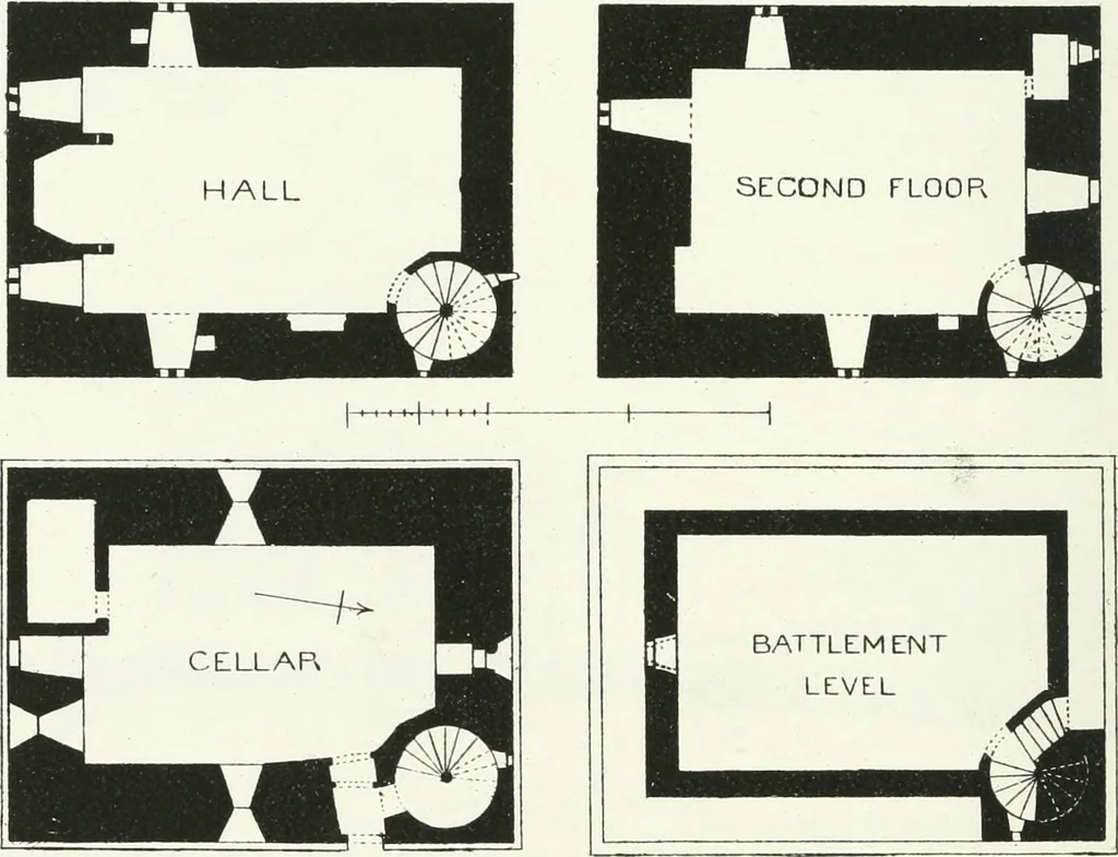 An illustration from The castellated and domestic architecture of Scotland, from the twelfth to the eighteenth century, 1887, leaf 423