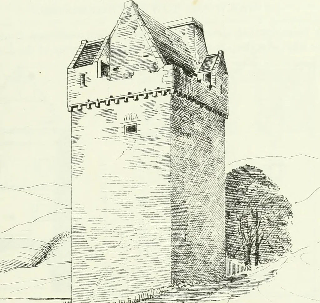 An illustration from The castellated and domestic architecture of Scotland, from the twelfth to the eighteenth century, 1887, leaf 430