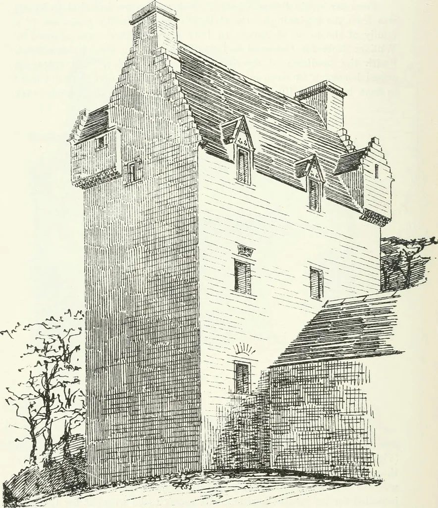 An illustration from The castellated and domestic architecture of Scotland, from the twelfth to the eighteenth century, 1887, leaf 435