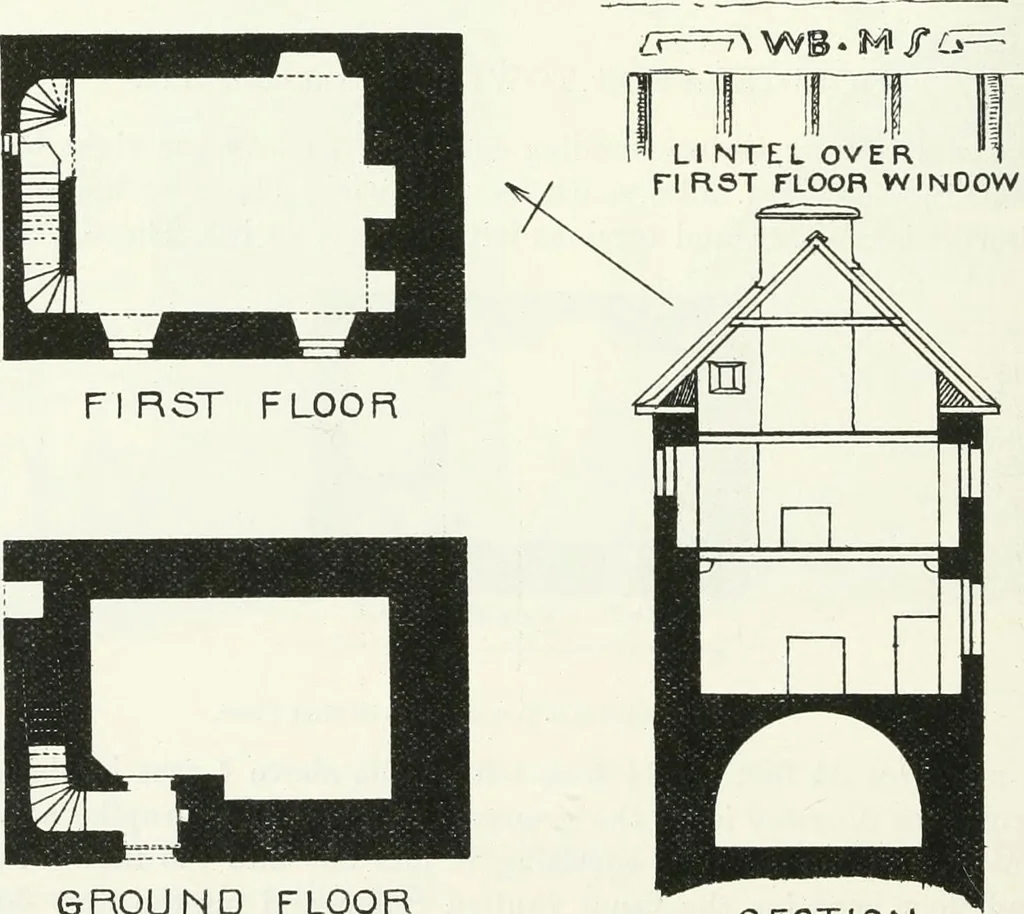 An illustration from The castellated and domestic architecture of Scotland, from the twelfth to the eighteenth century, 1887, leaf 437