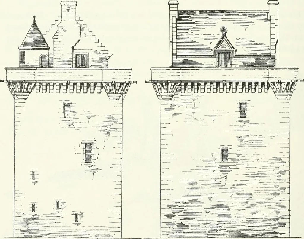 An illustration from The castellated and domestic architecture of Scotland, from the twelfth to the eighteenth century, 1887, leaf 443