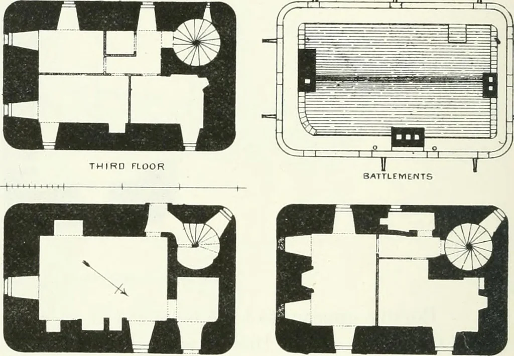 An illustration from The castellated and domestic architecture of Scotland, from the twelfth to the eighteenth century, 1887, leaf 451