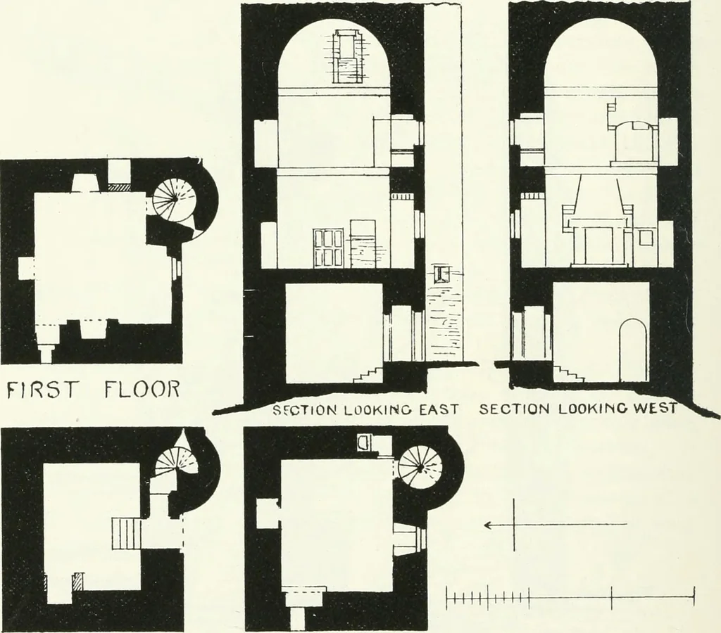 An illustration from The castellated and domestic architecture of Scotland, from the twelfth to the eighteenth century, 1887, leaf 457