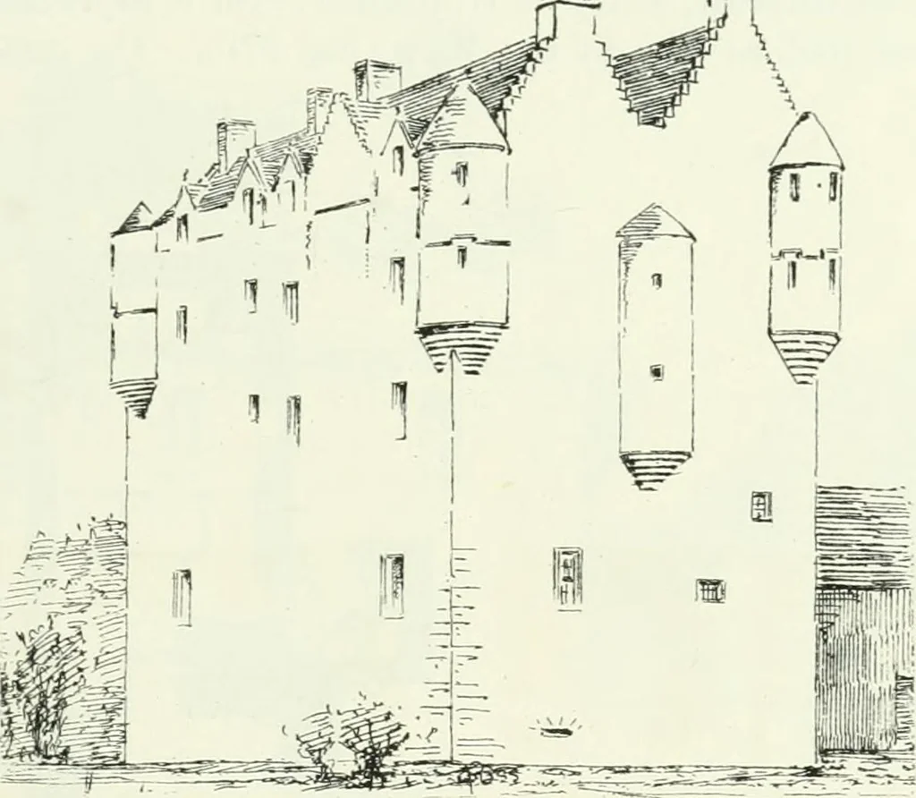An illustration from The castellated and domestic architecture of Scotland, from the twelfth to the eighteenth century, 1887, leaf 462