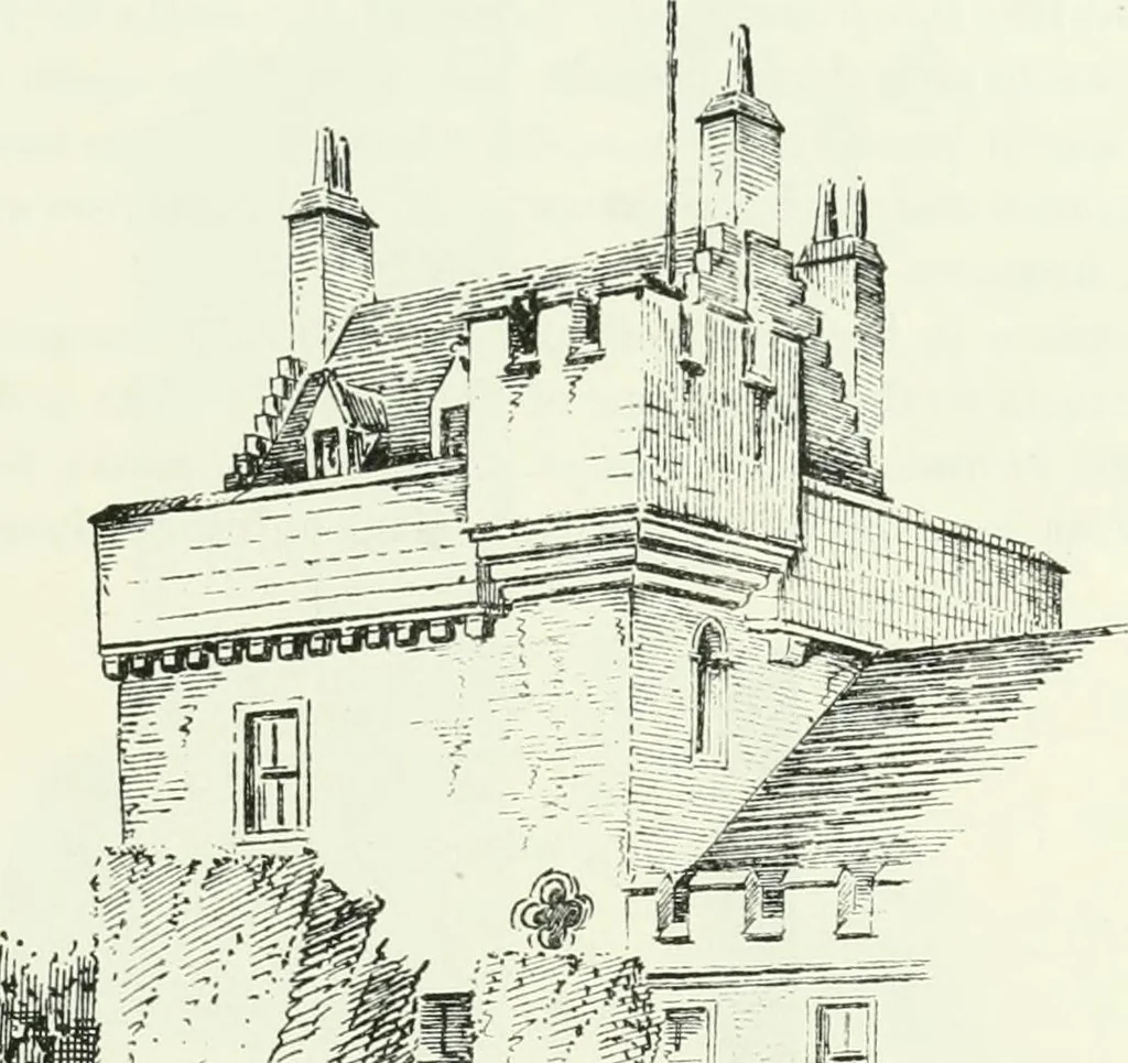 An illustration from The castellated and domestic architecture of Scotland, from the twelfth to the eighteenth century, 1887, leaf 466