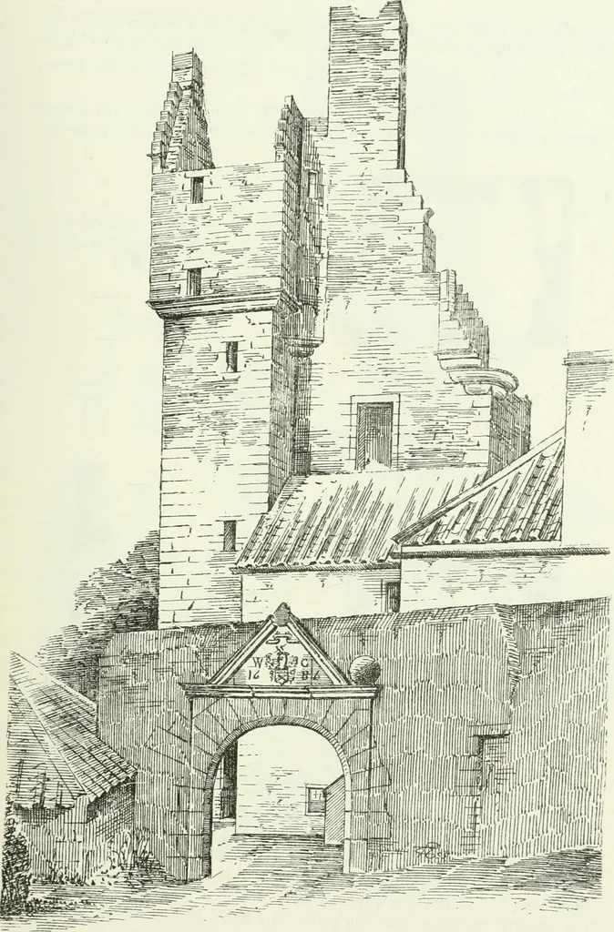 An illustration from The castellated and domestic architecture of Scotland, from the twelfth to the eighteenth century, 1887, leaf 474