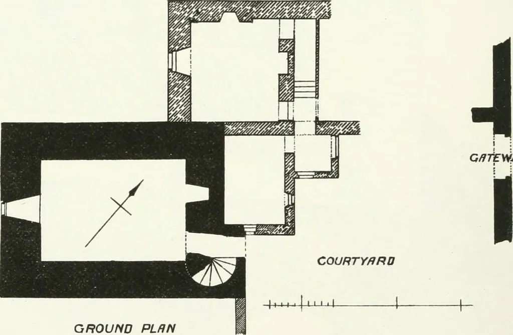An illustration from The castellated and domestic architecture of Scotland, from the twelfth to the eighteenth century, 1887, leaf 475