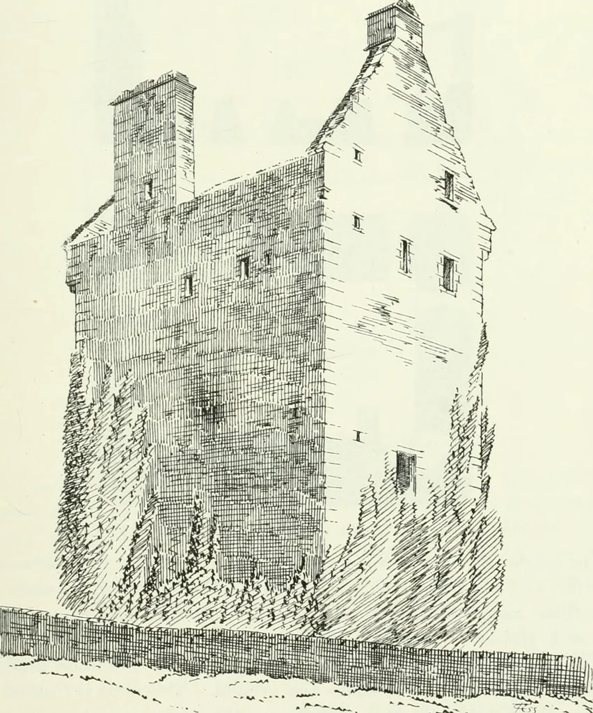 An illustration from The castellated and domestic architecture of Scotland, from the twelfth to the eighteenth century, 1887, leaf 482