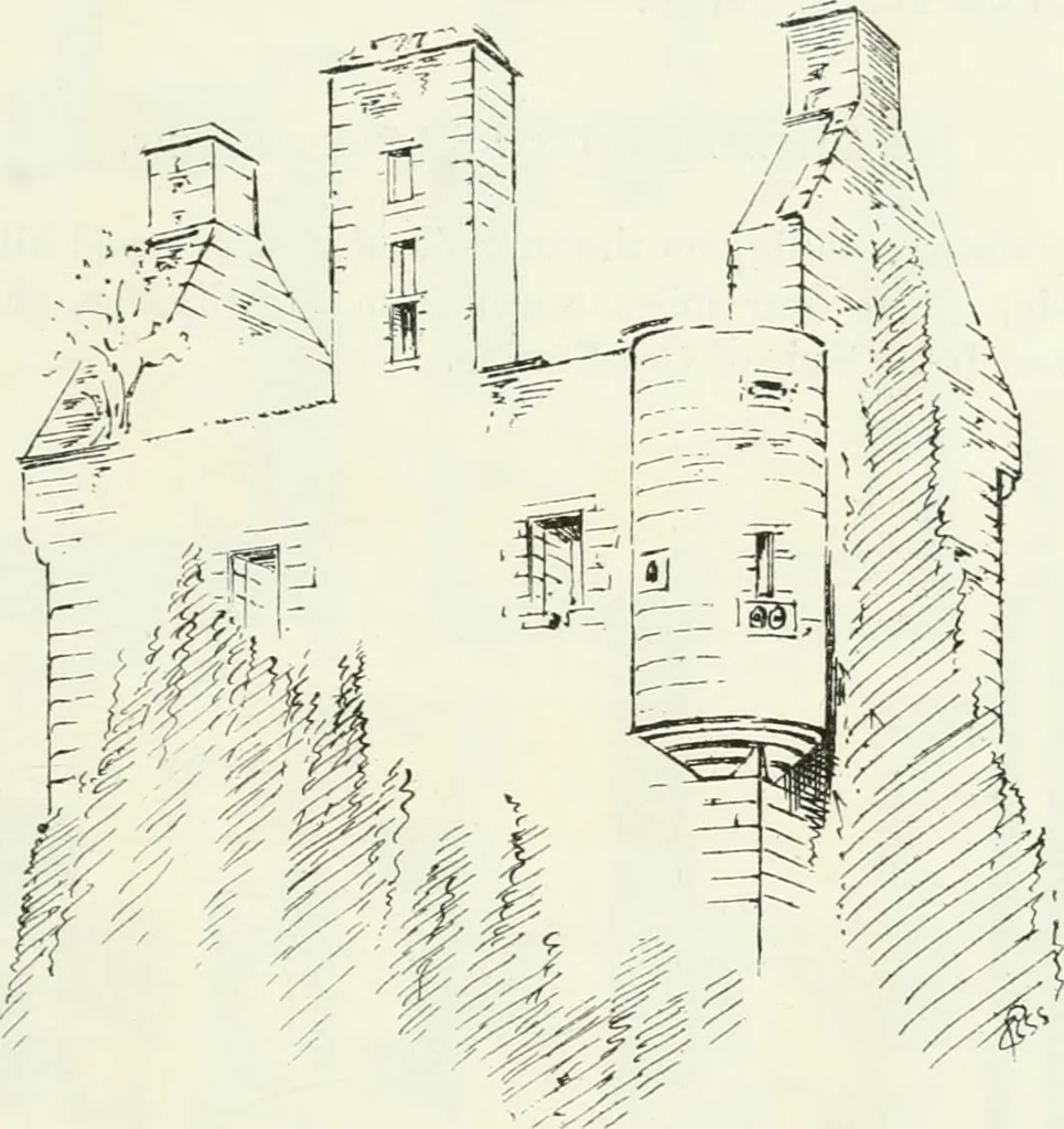 An illustration from The castellated and domestic architecture of Scotland, from the twelfth to the eighteenth century, 1887, leaf 484