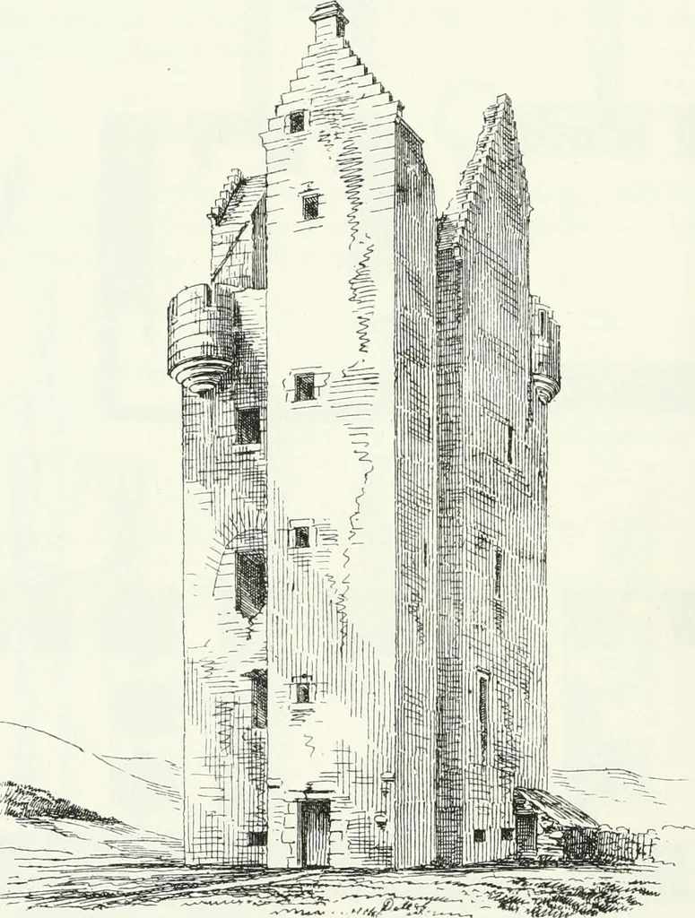 An illustration from The castellated and domestic architecture of Scotland, from the twelfth to the eighteenth century, 1887, leaf 487