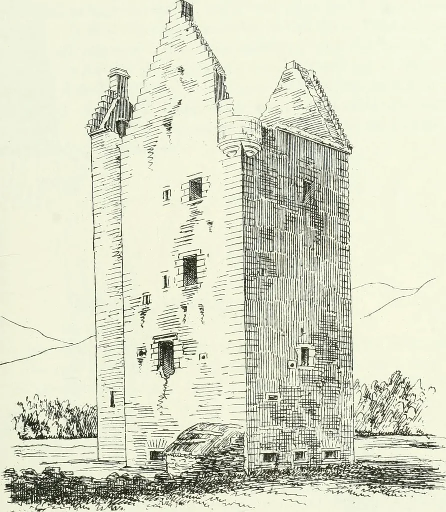 An illustration from The castellated and domestic architecture of Scotland, from the twelfth to the eighteenth century, 1887, leaf 488