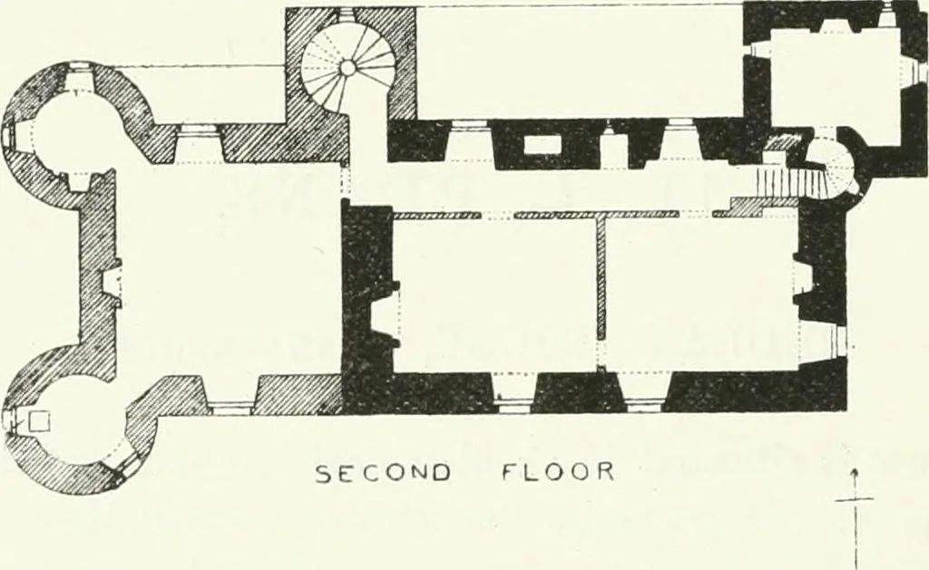An illustration from The castellated and domestic architecture of Scotland, from the twelfth to the eighteenth century, 1887, leaf 491