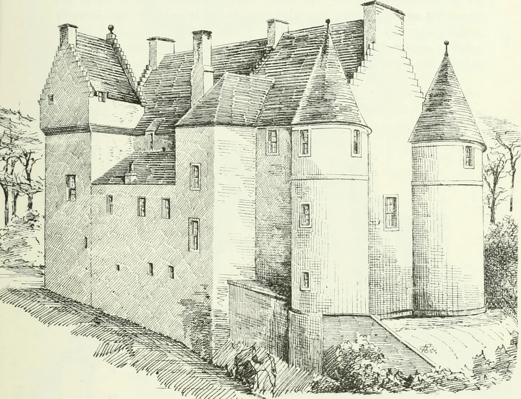 An illustration from The castellated and domestic architecture of Scotland, from the twelfth to the eighteenth century, 1887, leaf 494