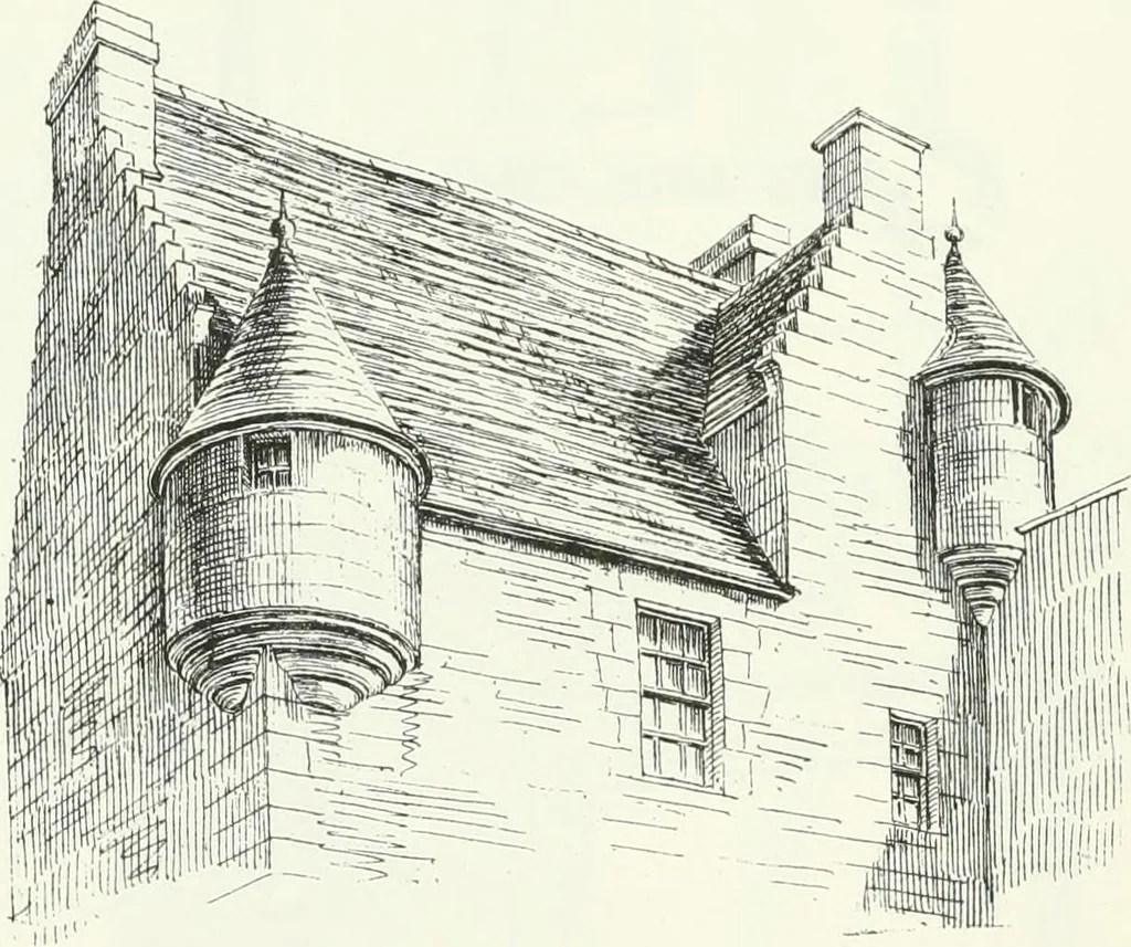 An illustration from The castellated and domestic architecture of Scotland, from the twelfth to the eighteenth century, 1887, leaf 497