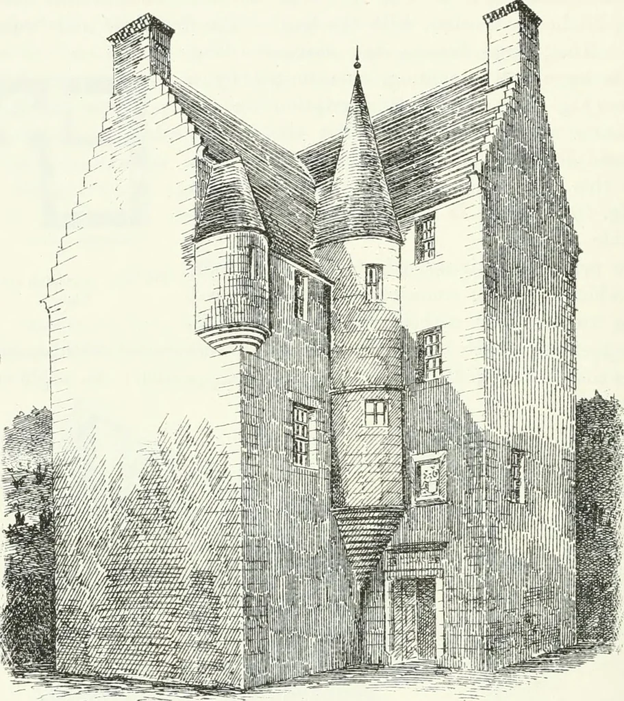 An illustration from The castellated and domestic architecture of Scotland, from the twelfth to the eighteenth century, 1887, leaf 499