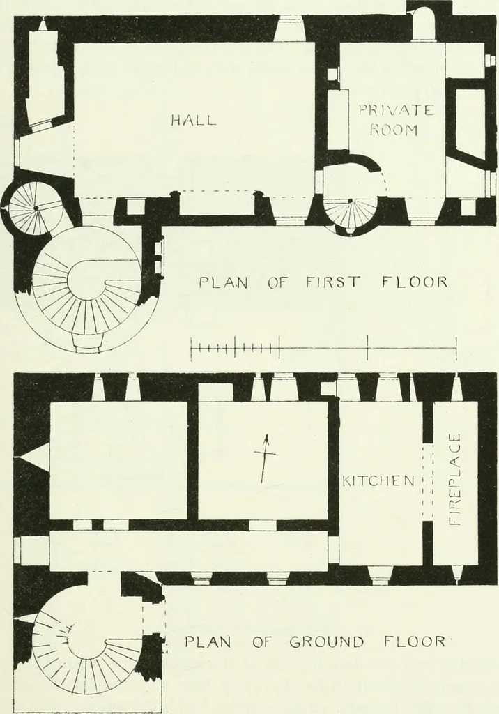 An illustration from The castellated and domestic architecture of Scotland, from the twelfth to the eighteenth century, 1887, leaf 502