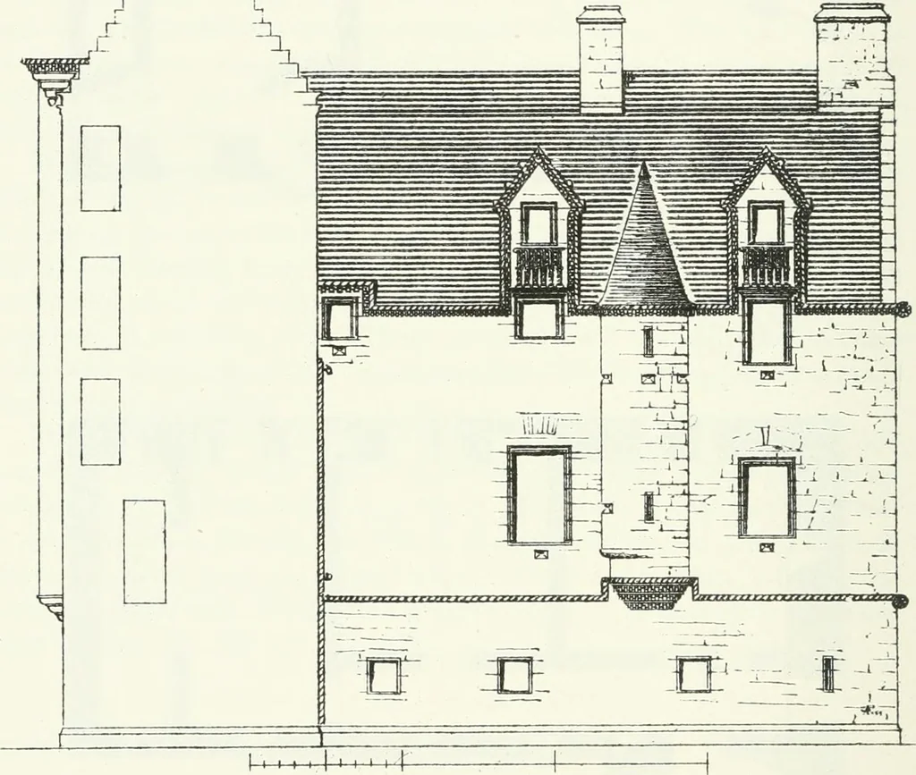 An illustration from The castellated and domestic architecture of Scotland, from the twelfth to the eighteenth century, 1887, leaf 503