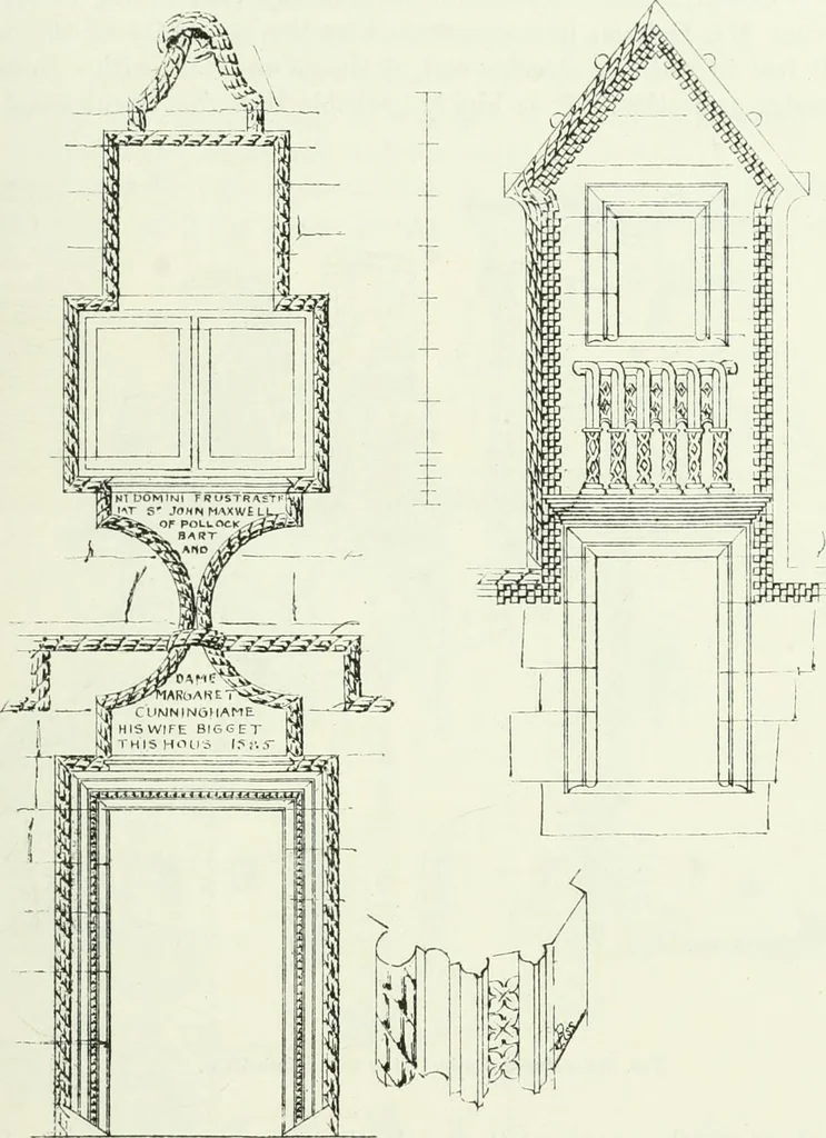 An illustration from The castellated and domestic architecture of Scotland, from the twelfth to the eighteenth century, 1887, leaf 504