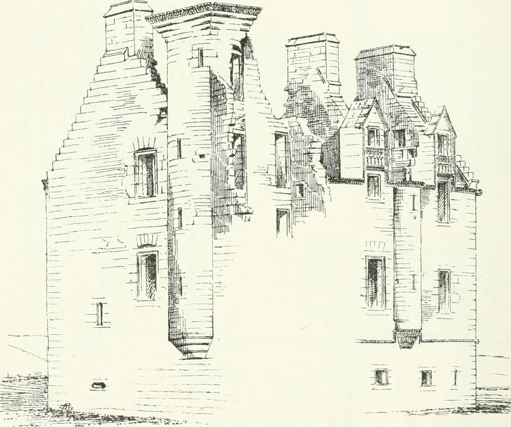 An illustration from The castellated and domestic architecture of Scotland, from the twelfth to the eighteenth century, 1887, leaf 505