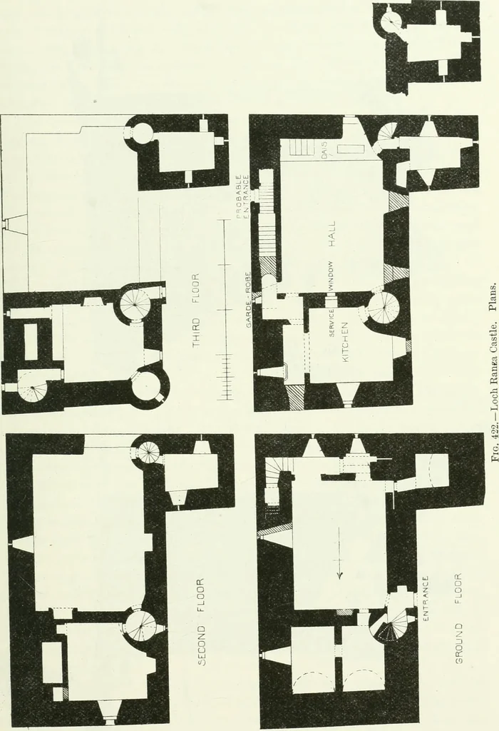 An illustration from The castellated and domestic architecture of Scotland, from the twelfth to the eighteenth century, 1887, leaf 514
